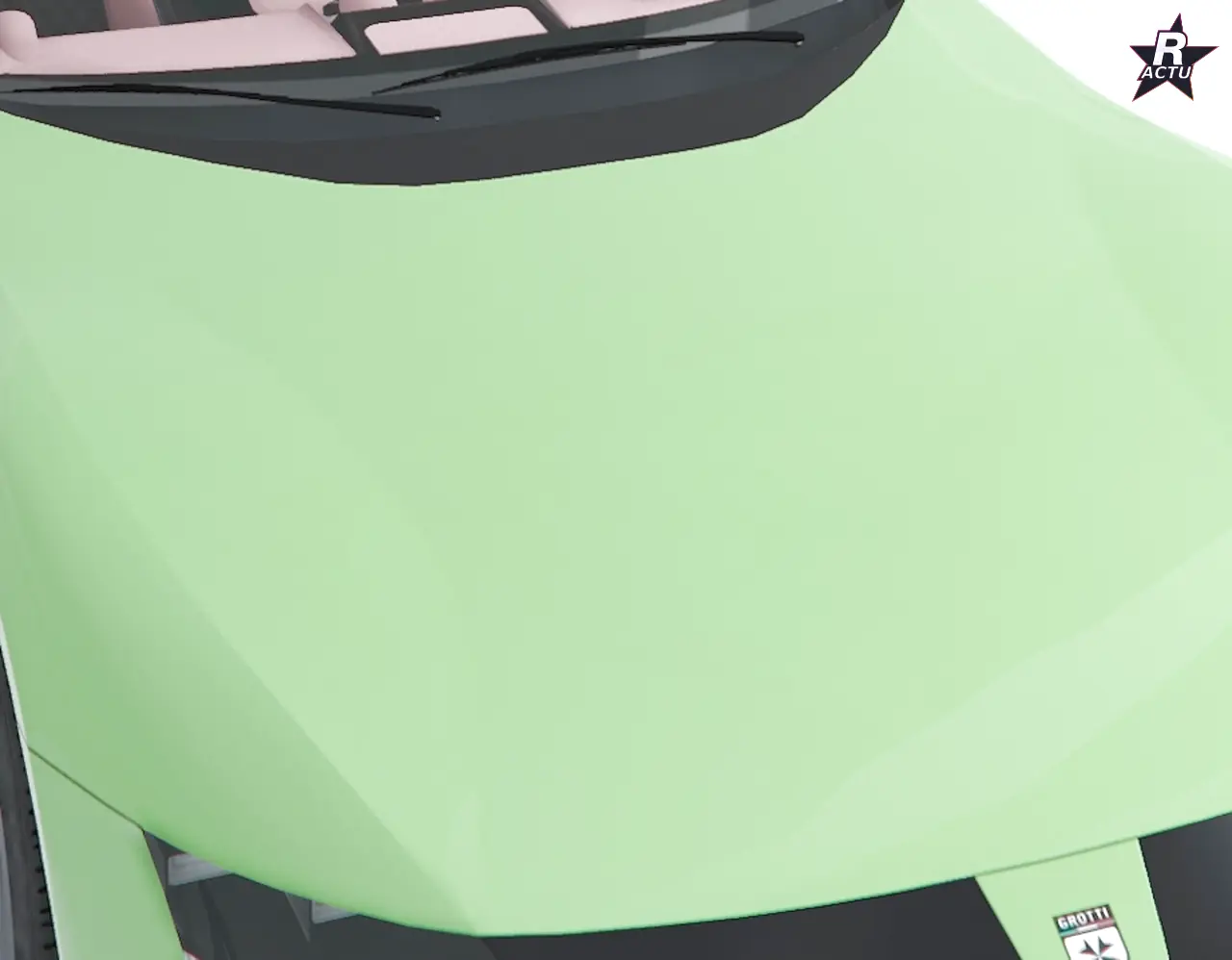 Capot lisse sans ouverture sur la Grotti Cartuccia GT dans GTA Online