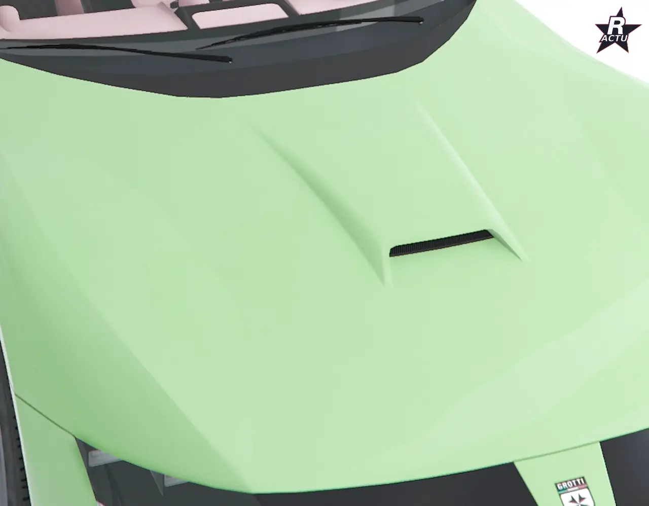 Capot a prise d'air de course sur la Grotti Cartuccia GT dans GTA Online