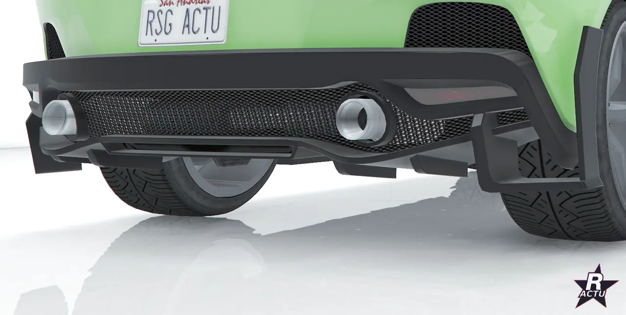 Diffuseur pare-chocs de course sur la Grotti Cartuccia GT dans GTA Online