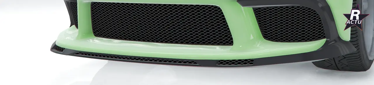 Pare-chocs avant a rebord evase sur la Grotti Cartuccia GT dans GTA Online