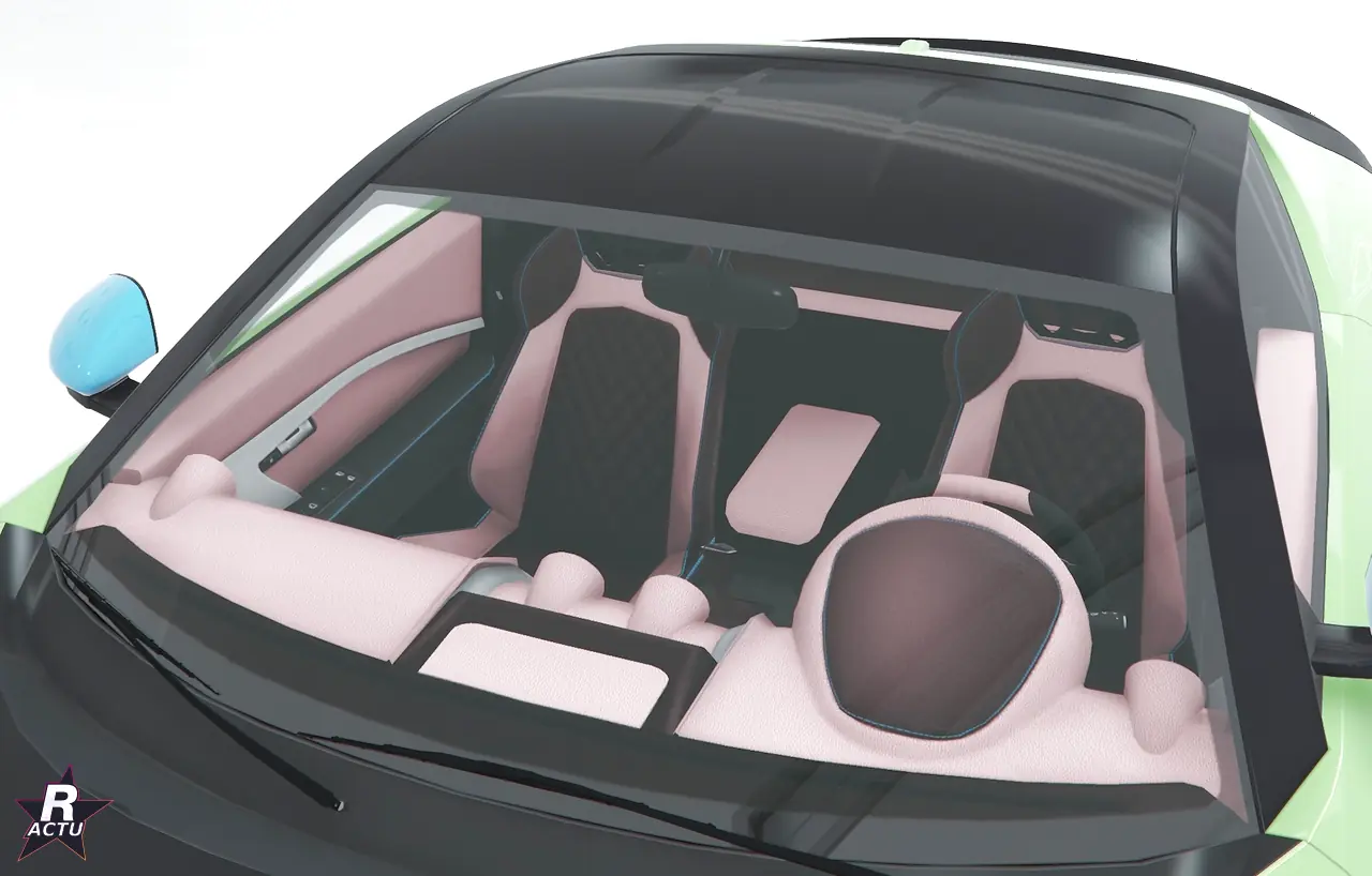 Toit strie en plastique sur la Grotti Cartuccia GT dans GTA Online