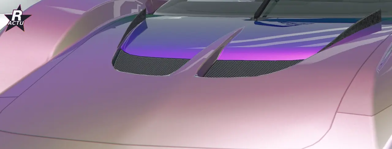 Capot Aérodynamique HSW en carbone sur la Grotti Veleno GT dans GTA Online