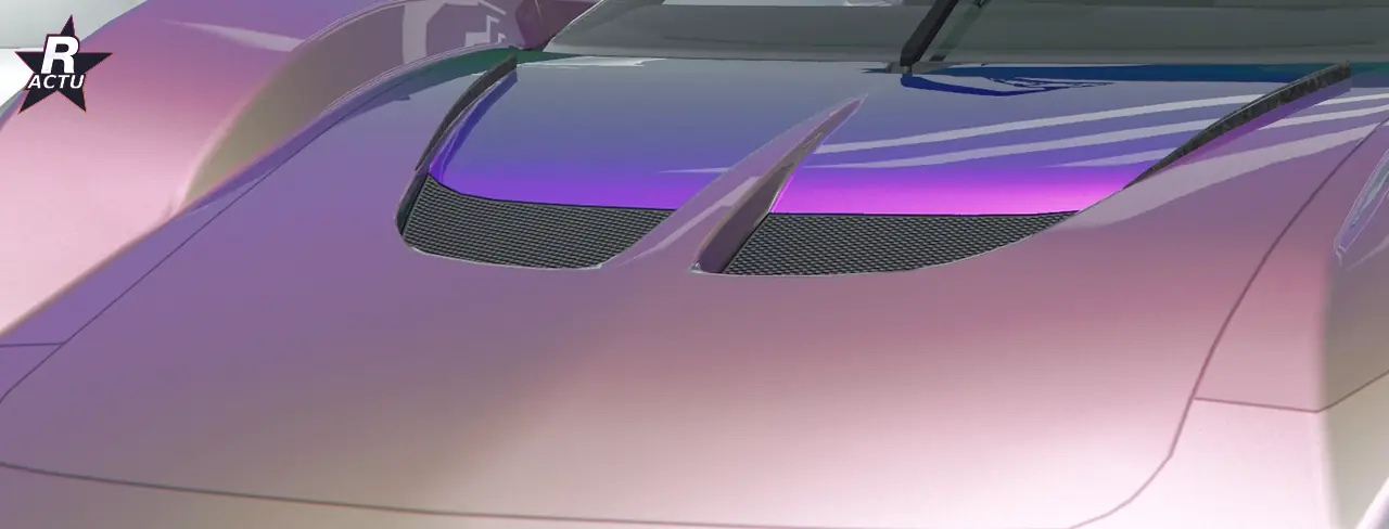 Capot Aérodynamique bas HSW en carbone sur la Grotti Veleno GT (GTA Online)