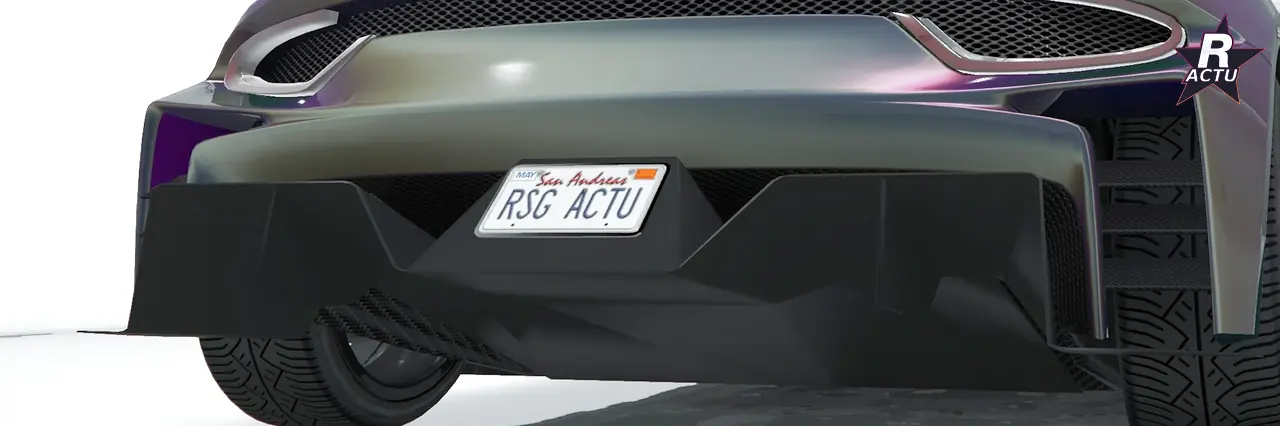 Diffuseur arrière Agile sur la Grotti Veleno GT dans GTA Online