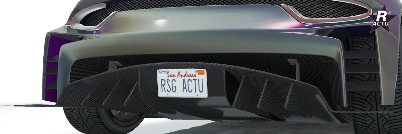 Diffuseur à ailettes vortex sur la Grotti Veleno GT dans GTA Online