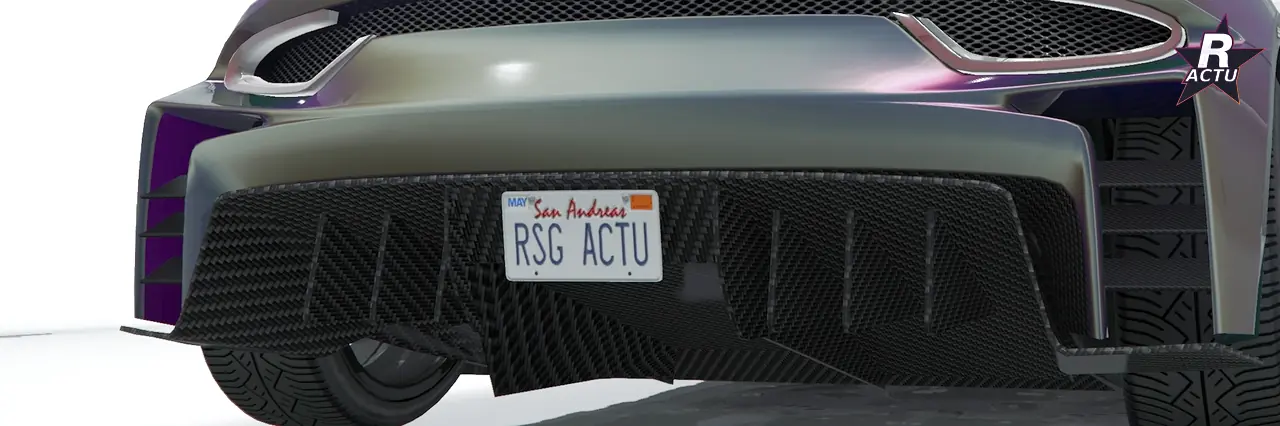 Diffuseur arrière d'origine sur la Grotti Veleno GT dans GTA Online