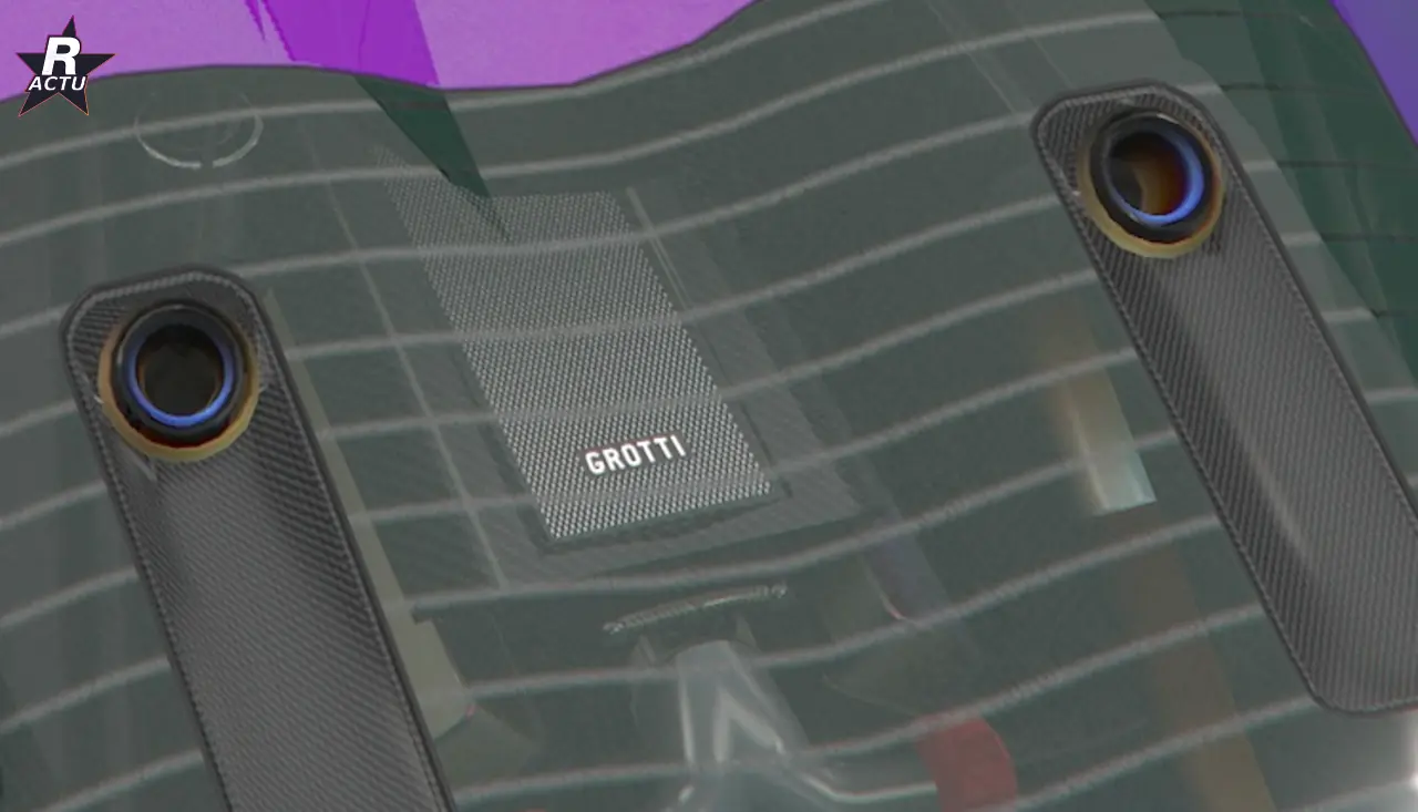 Échappement Équipementier titane carbone sur la Grotti Veleno GT