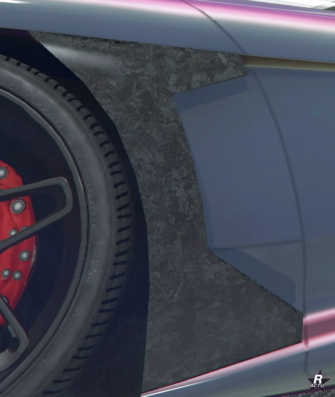 Garde-boue Aérodynamique urbain HSW sur la Grotti Veleno GT