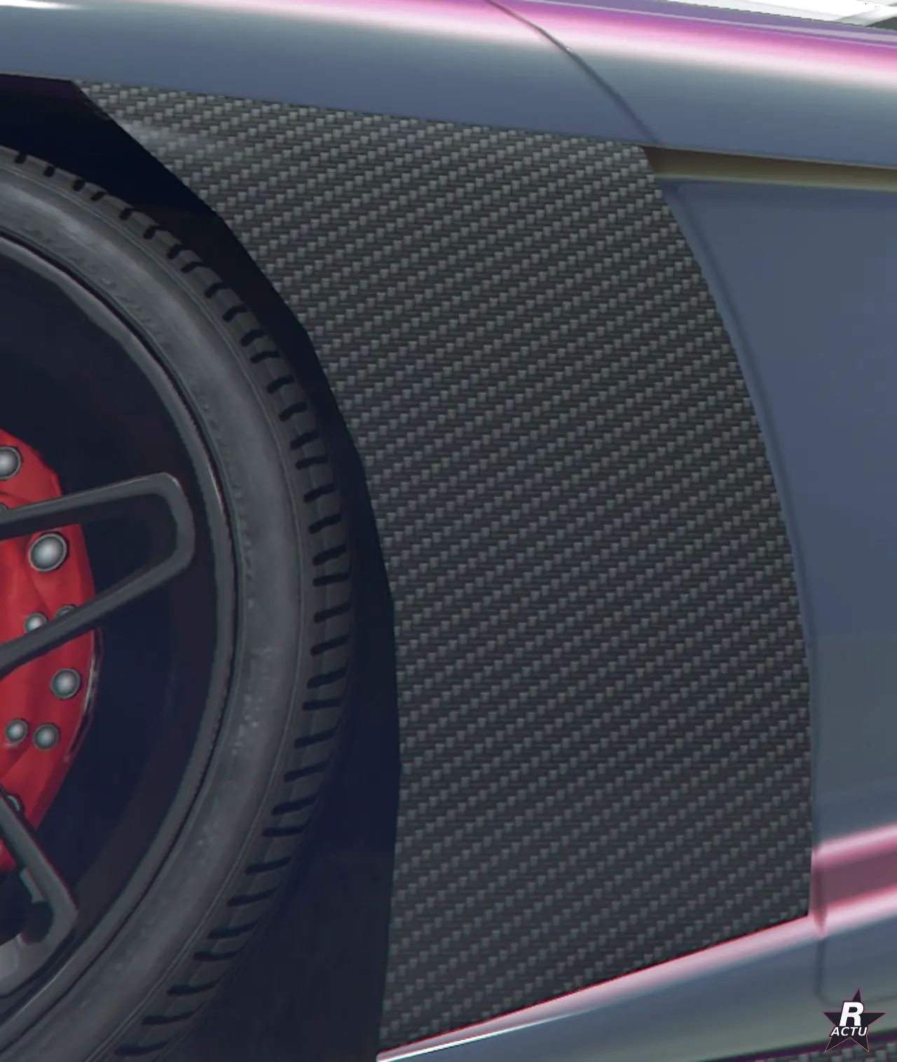 Garde-boue avant d'origine sur la Grotti Veleno GT dans GTA Online