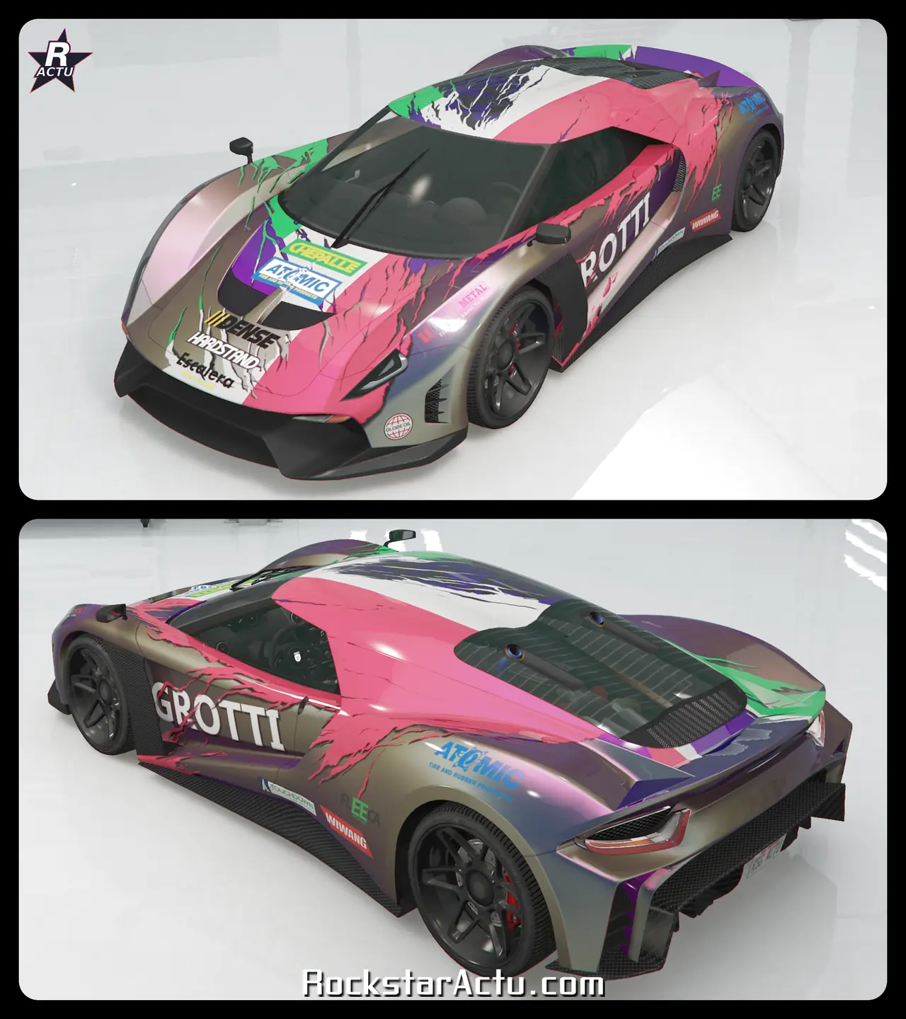Motif Blessé de guerre sur la Grotti Veleno GT dans GTA Online