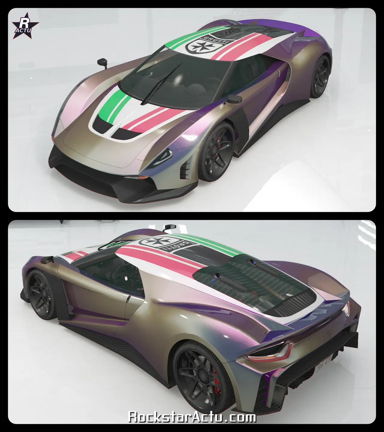 Motif Couleurs Grotti Mk II sur la Grotti Veleno GT dans GTA Online