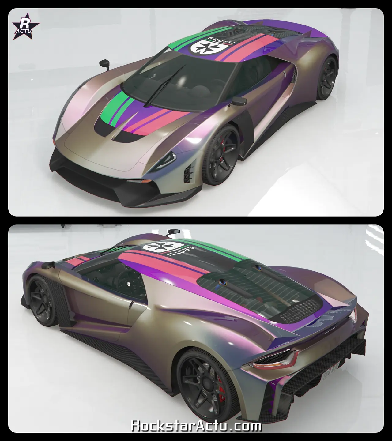 Motif Couleurs Grotti Mk III sur la Grotti Veleno GT dans GTA Online