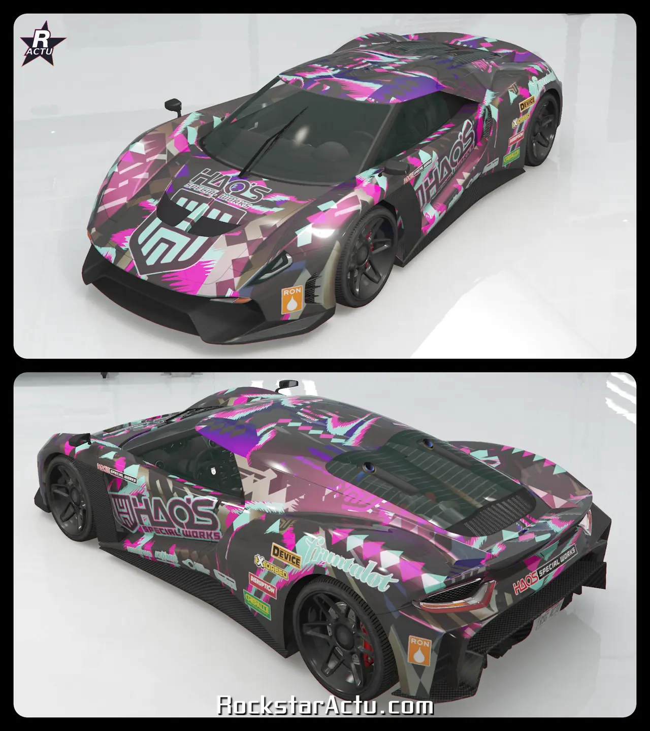 Motif Élite HSW sur la Grotti Veleno GT dans GTA Online