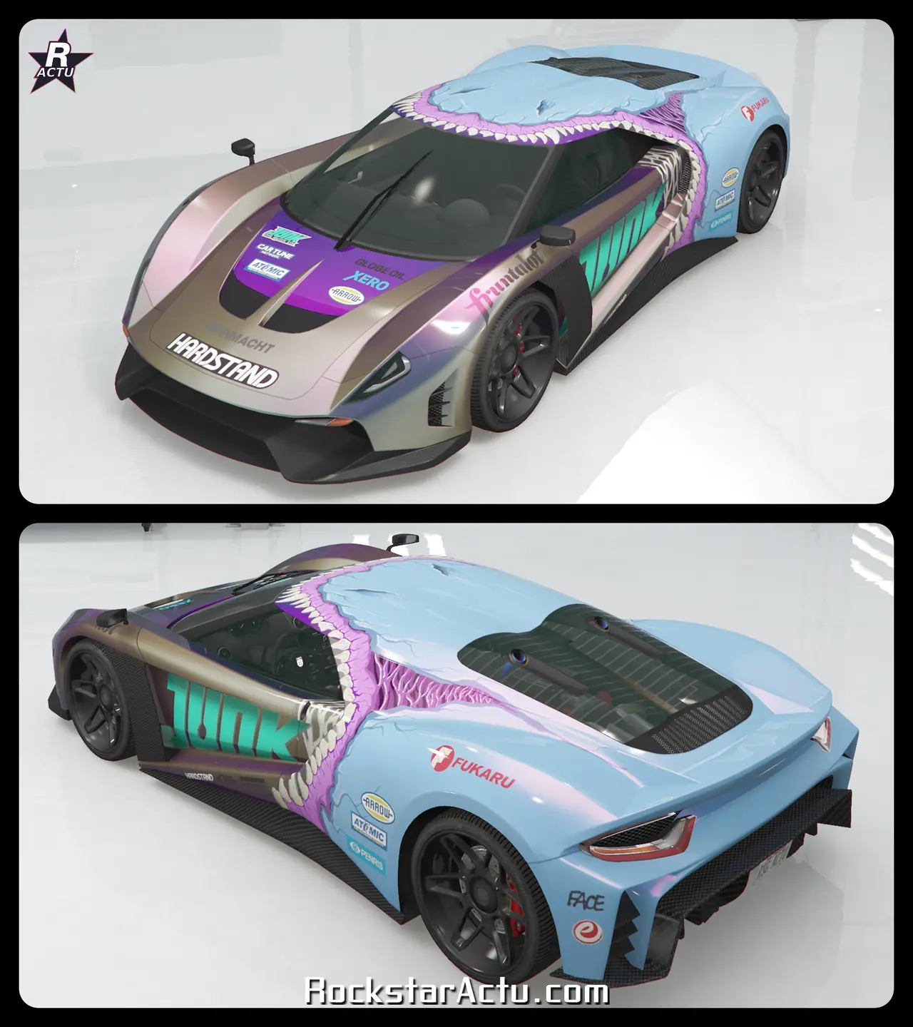 Motif Jaw Breaker sur la Grotti Veleno GT dans GTA Online