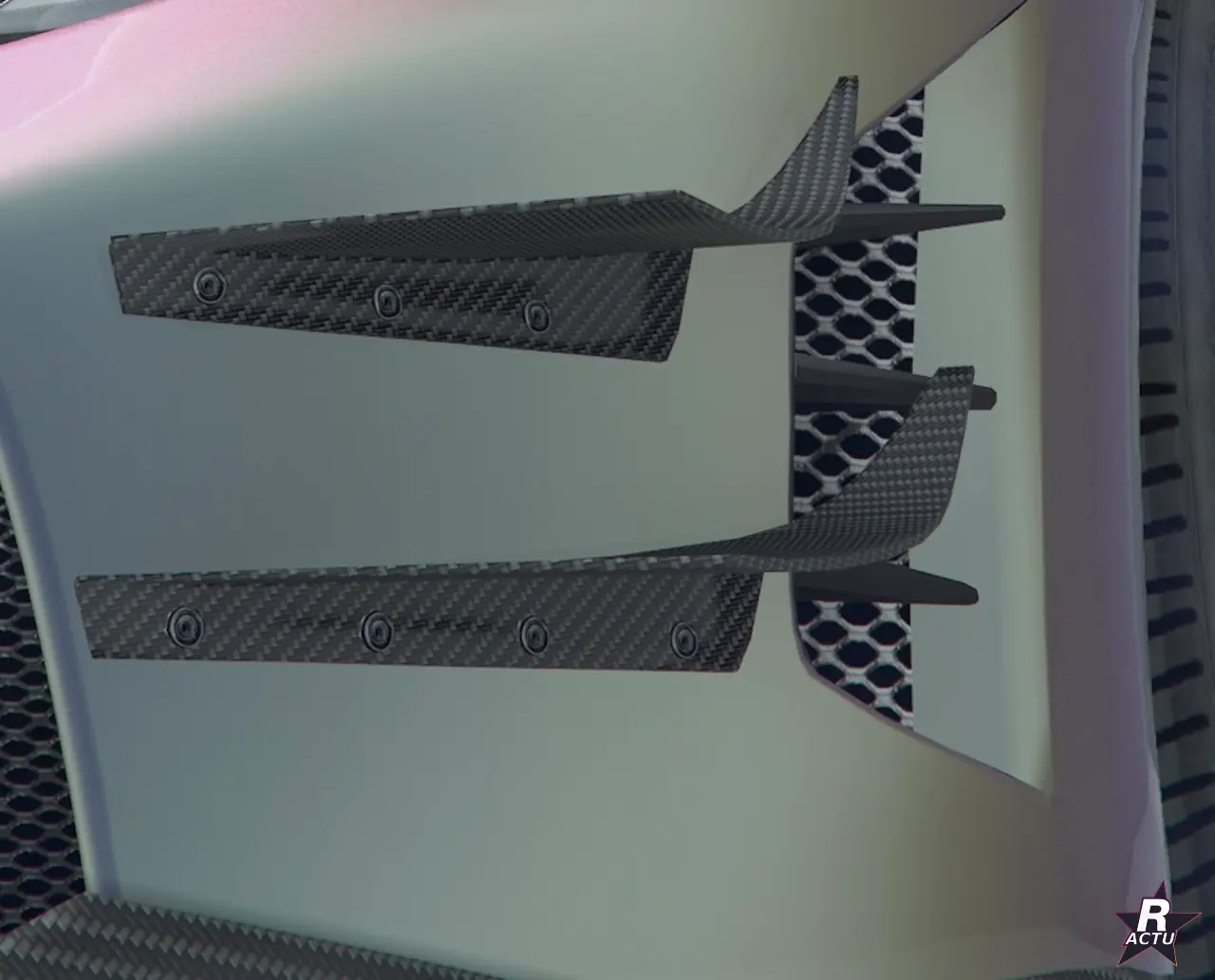 Moustaches avant Double plat sur la Grotti Veleno GT dans GTA Online