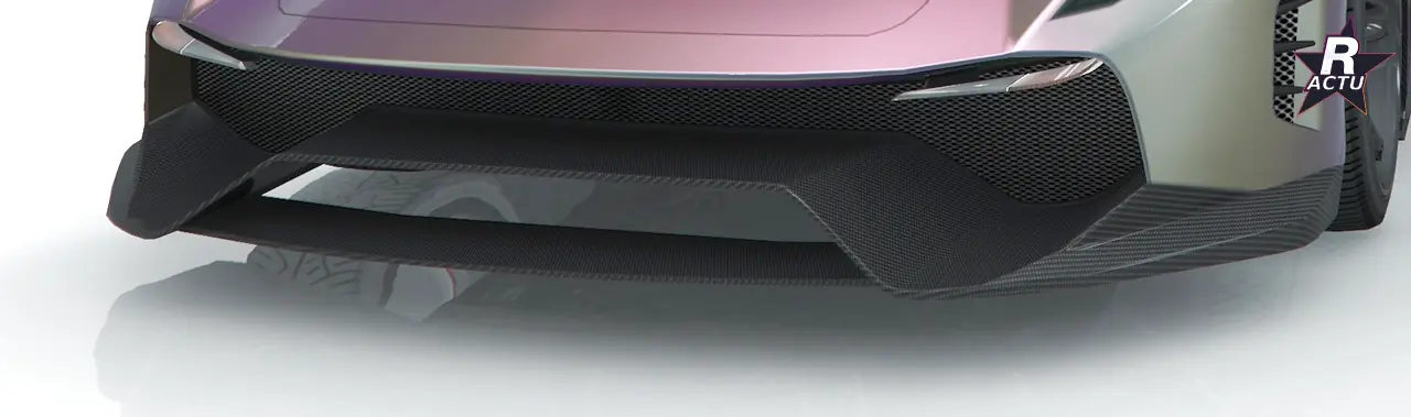 Séparateur avant d'origine sur la Grotti Veleno GT dans GTA Online
