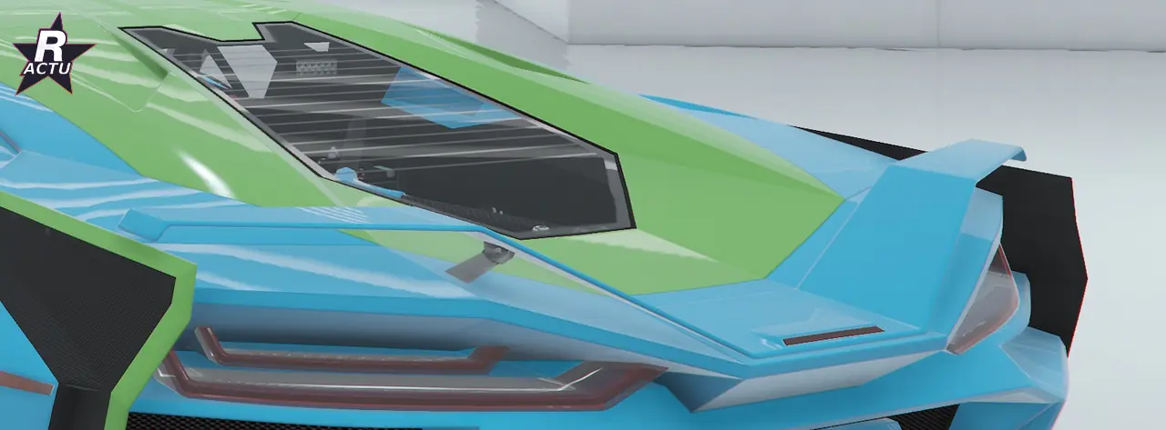 Aileron GT installé à l'arrière de la Pegassi Ignus de poursuite dans GTA Online
