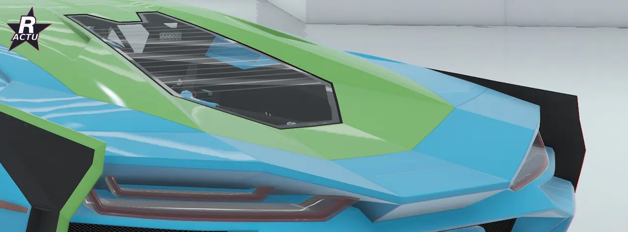 Arrière de la Pegassi Ignus de poursuite sans aileron, capot lisse, dans GTA Online