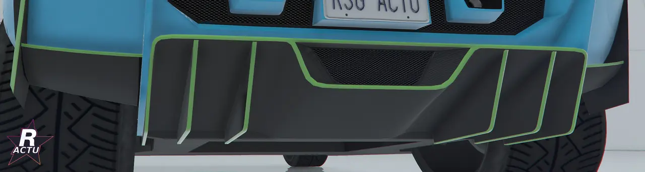 Diffuseur turbo Ă lames sur la Pegassi Ignus de poursuite bleue dans GTA Online