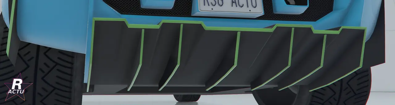 Pare-chocs arrière de série sur la Pegassi Ignus de poursuite dans GTA Online