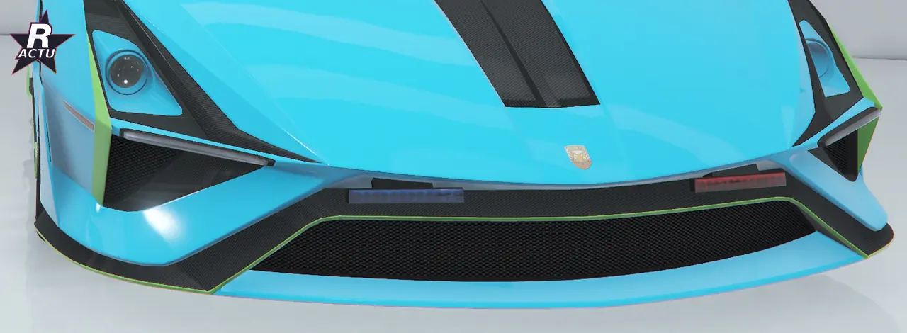Pare-chocs arc à entrée d'air arquée sur la Pegassi Ignus de poursuite (GTA Online)