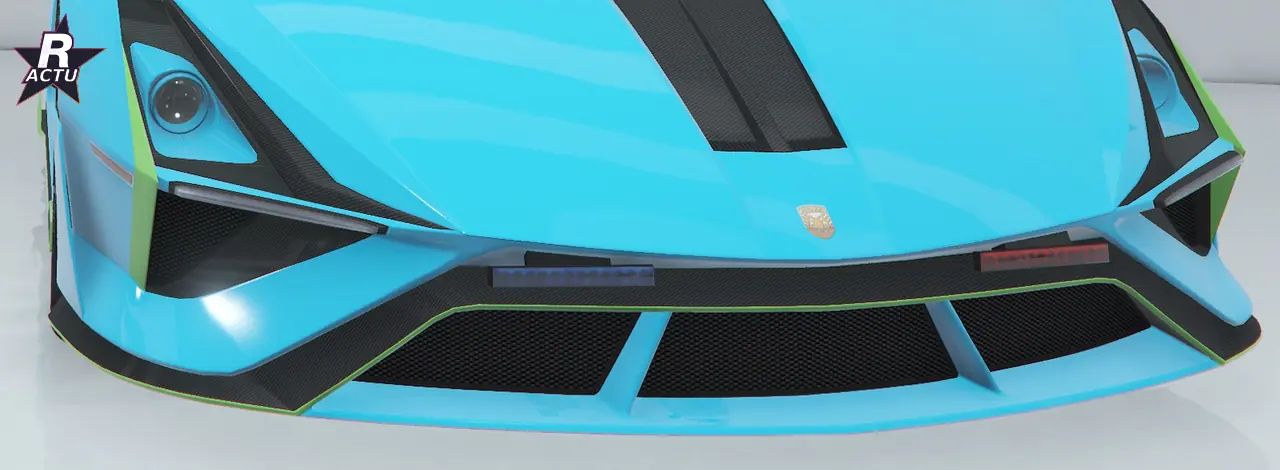 Pare-chocs turbo à grandes entrées d'air sur la Pegassi Ignus de poursuite (GTA Online)