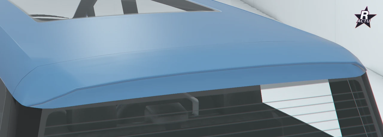 Grand aileron plat coiffant le hayon de la Läufer