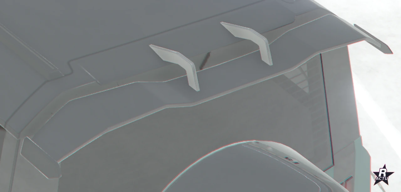 Aileron GT surélevé à l'arrière du Gallivanter Warden