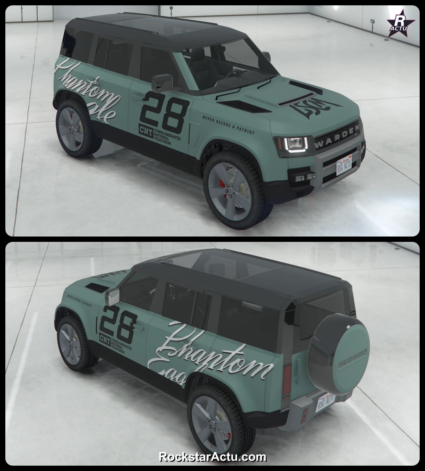 Livrée Phantom Eagle sur le Gallivanter Warden (GTA Online)