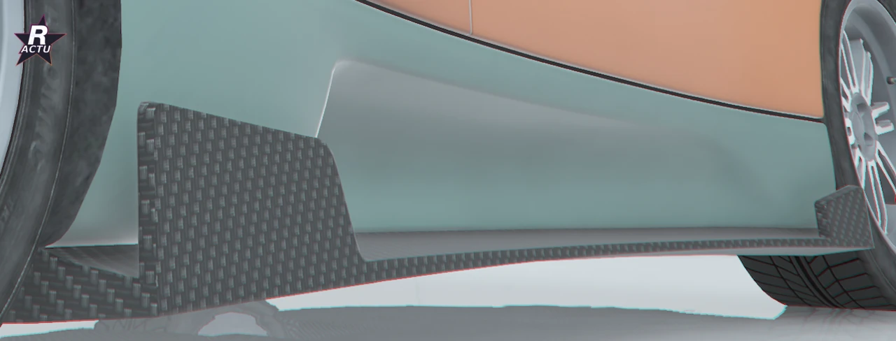 Bas de caisse aileron carbone sur la Pegassi Horus