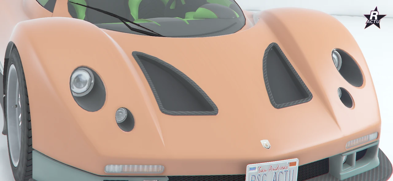 Capot de compétition ajouré sur la Pegassi Horus
