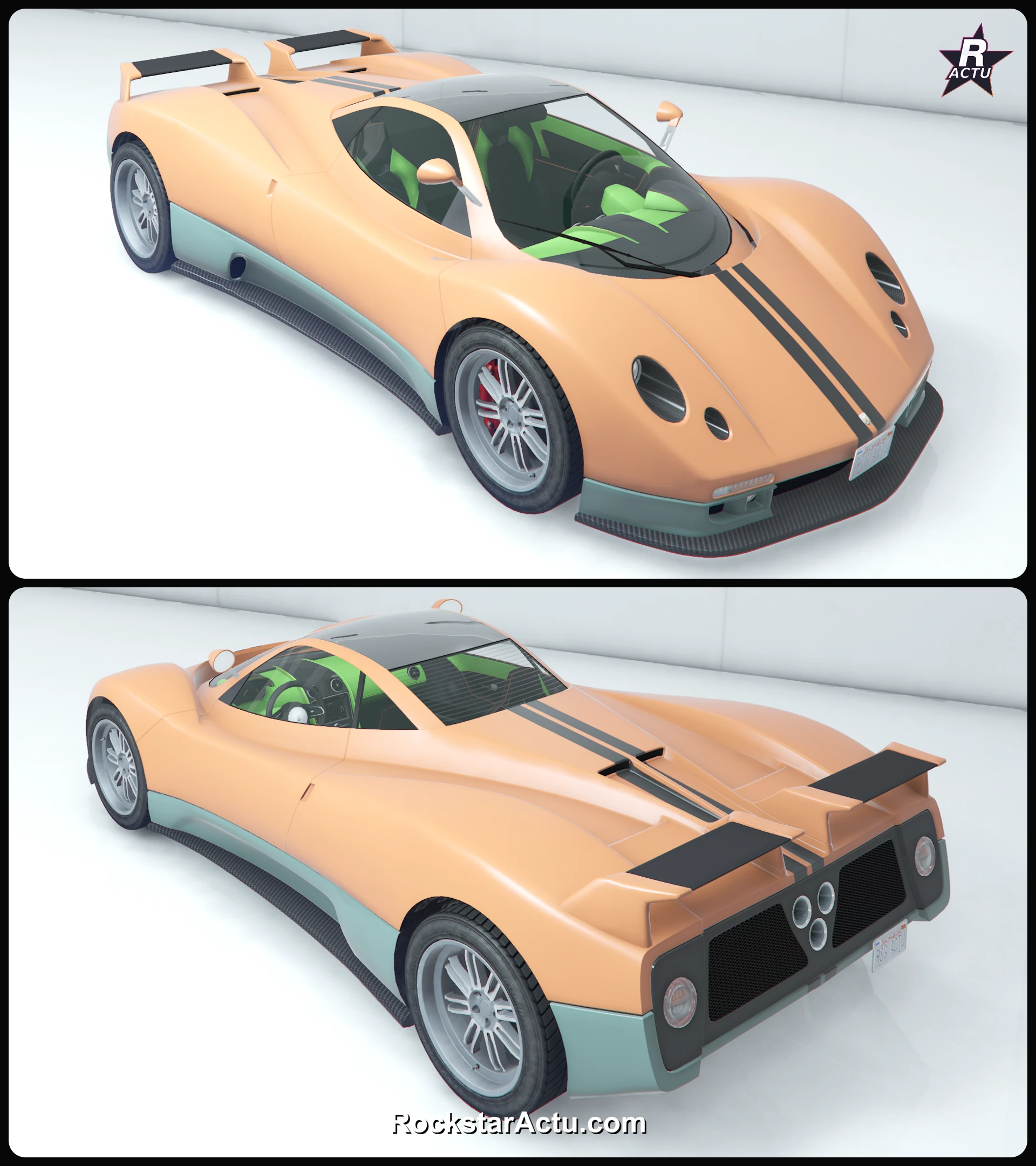 Livrée Bande de course sur la Pegassi Horus, skin de supersportive GTA Online