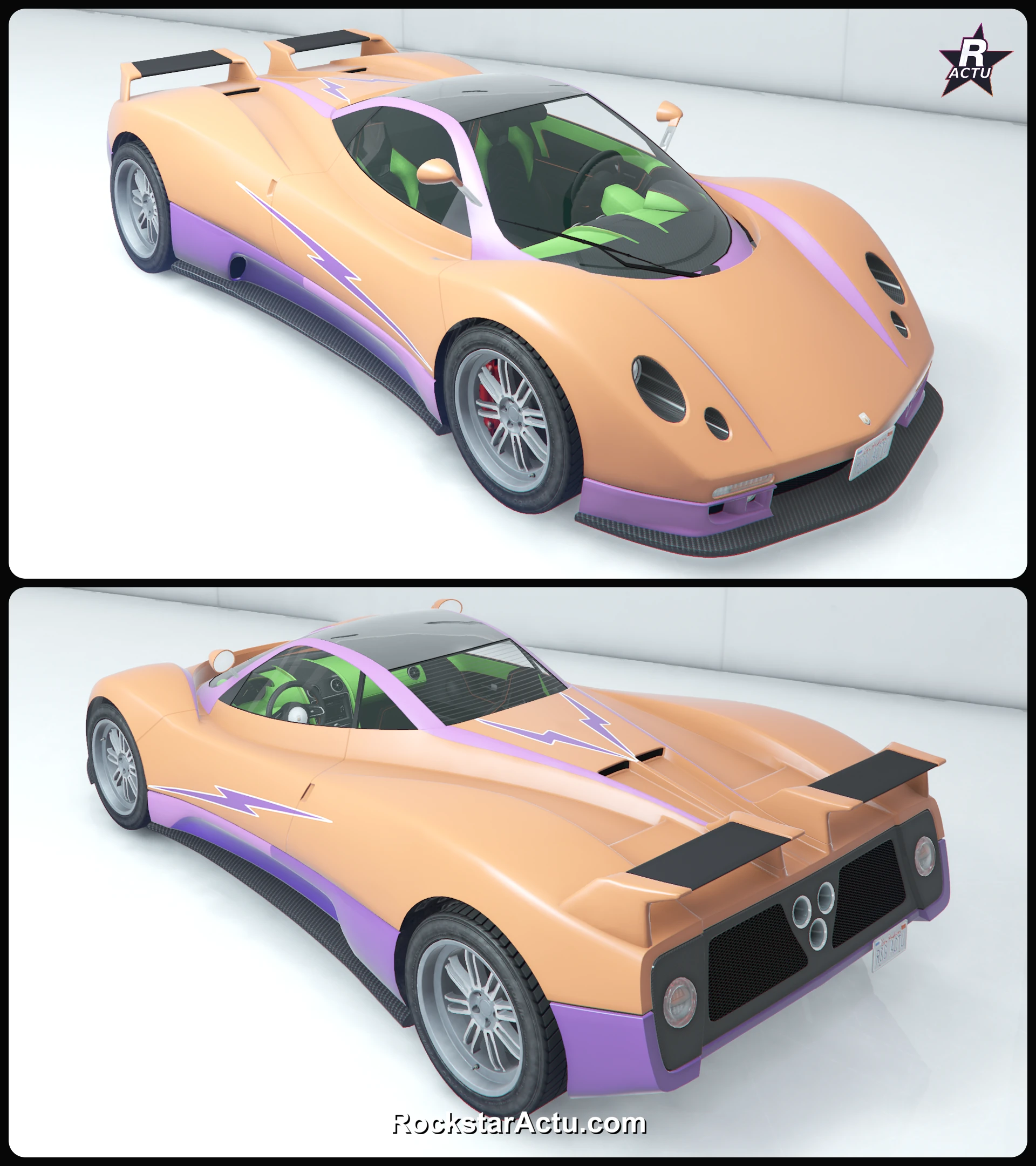 Livrée Iris de velours violette sur la Pegassi Horus, skin GTA Online