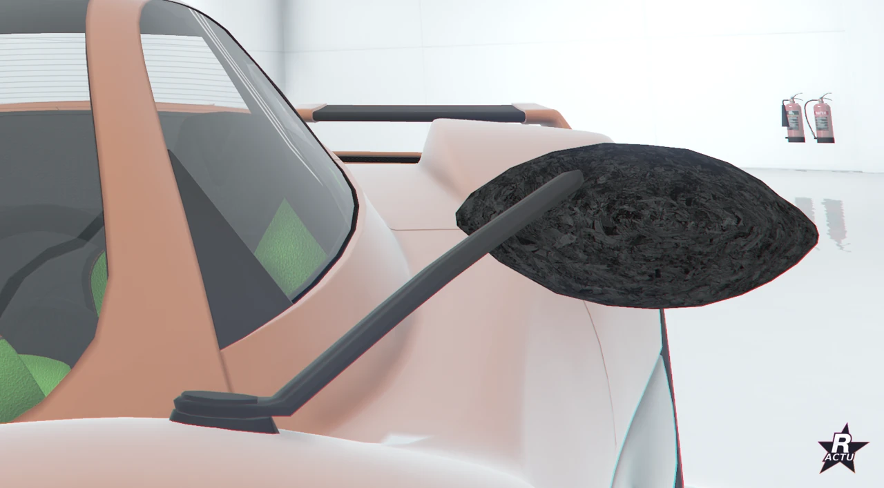 Rétroviseurs HSW sur la Pegassi Horus dans GTA Online