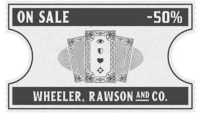 Coupon promotionnel de 50% pour l'achat d'une carte de compétence dans le jeu vidéo Red Dead Online.
