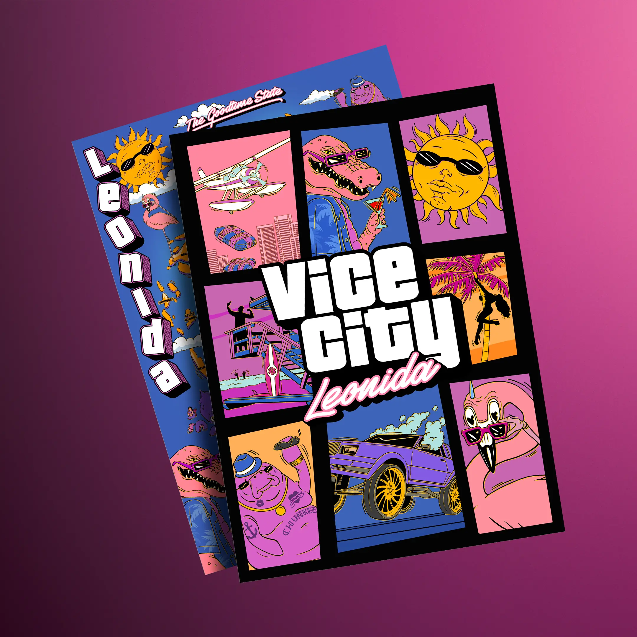Poster et carte papier de GTA 6