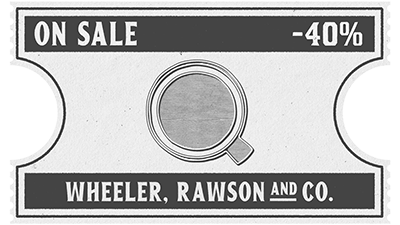 Coupon promotionnel  de 40% de réduction sur les objets issus du rôle de naturaliste.